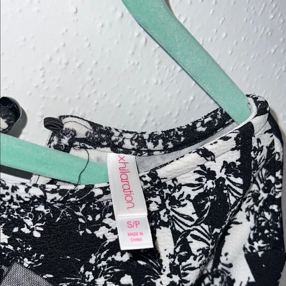 Xhilaration Black and White Cowl Neck Sheath Midi Dress - Picture 5 of 9